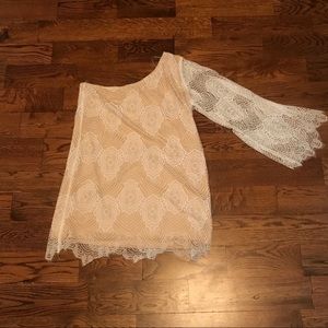 One shoulder large dress